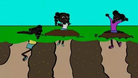 AI Video from prompt: The black girl that is underground in the yellow