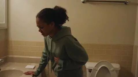 AI Video from prompt: Girl has bad diarrhea