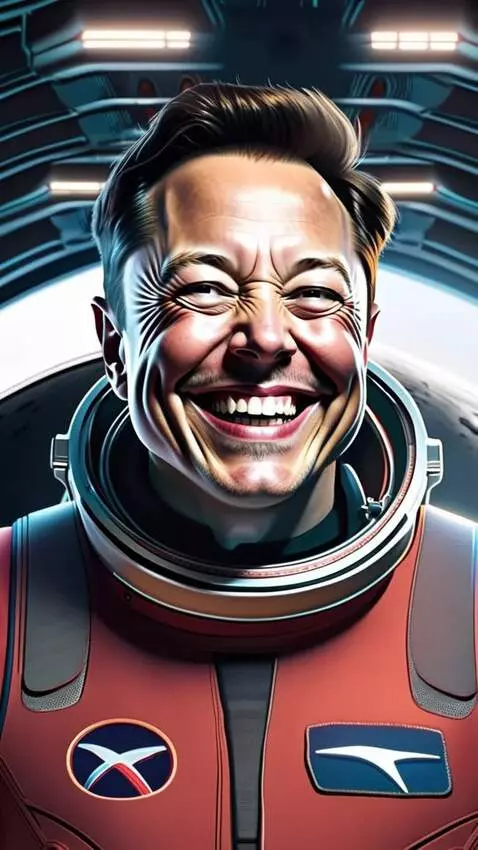 AI Video from prompt: elon musk is happy