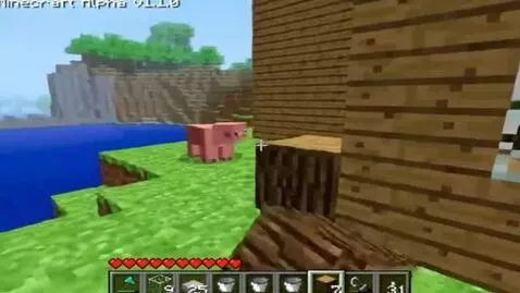 AI Video from prompt: Make this a Minecraft Gameplay