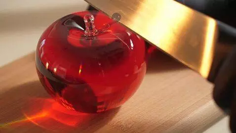 AI Video from prompt: Shot in extreme macro perspective, a flawless, c