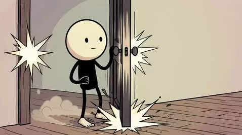 AI Video from prompt: 2D flat vector animation, hand-drawn cartoon sty