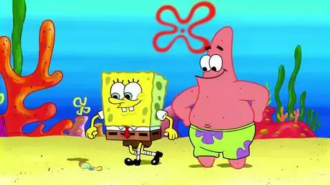 AI Video from prompt: Spongebob walking with patrick