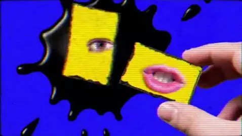 AI Video from prompt: The video starts with a blue screen, then a blac