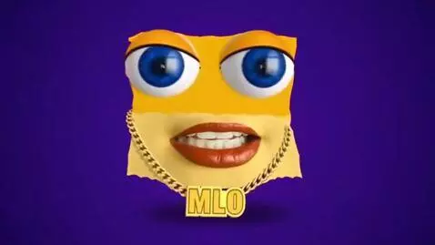AI Video from prompt: a talking cardboard-looking face with realistic 