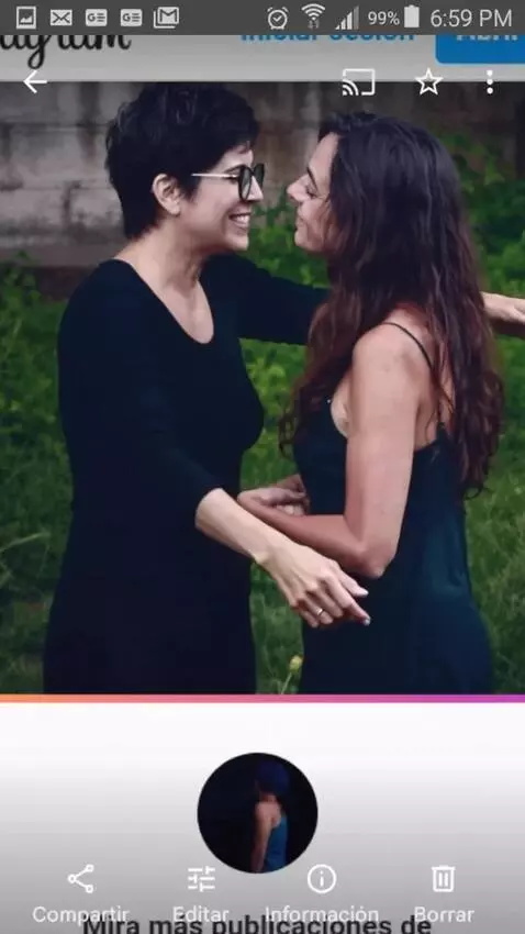 AI Video from prompt: An 60 years old swinger wife hugs and kisses the