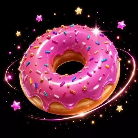 AI Video from prompt: Turn these donuts into a 5-second slow-motion ci