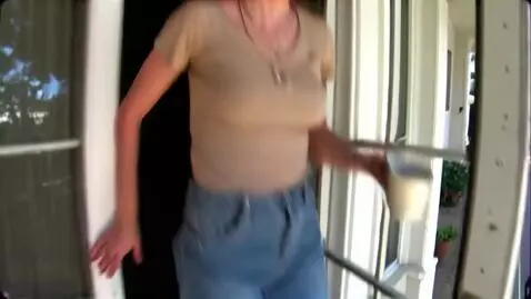 AI Video from prompt: Young American woman, early 20s, natural look, b