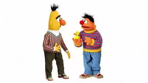 AI Video from prompt: Ernie says “Hey, what time is it?” Bert says “Wh