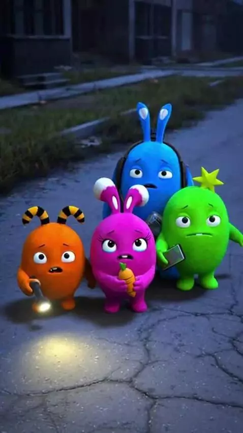 AI Video from prompt: Oddbods 28 Years Later Kids Horror Movie Trailer