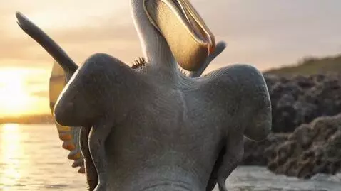 AI Video from prompt: Ultra‑realistic cinematic metamorphosis. A hybri