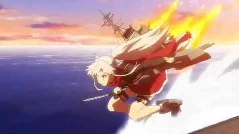 AI Video from prompt: phoenix kantai collection show opening