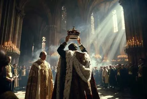 AI Video from prompt: The legendary moment of Napoleon Bonaparte crown