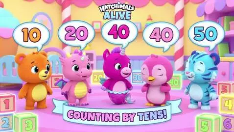 AI Video from prompt: Orange Bearakeet, Pink Draggle, Magenta Merpuffi