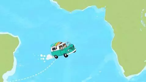 AI Video from prompt: Simon and Sally's Road Trip Adventures to Brazil