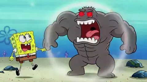 AI Video from prompt: Patrick turns into monster Patrick monster Patri