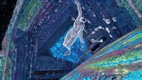 AI Video from prompt: Surreal Quirky Music Video: Buddhist Temple Weir