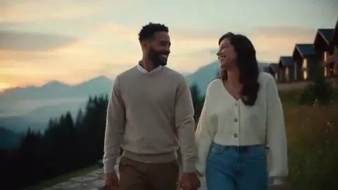 AI Video from prompt: Prompt 1: Romantic Getaway (8–10 seconds)  A you