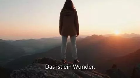 AI Video from prompt: Das ist kein Zufall. Das ist ein Wunder. Das bis