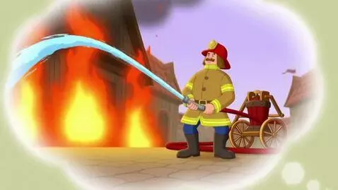 AI Video from prompt: Ivan, his main dream is to become a firefighter,