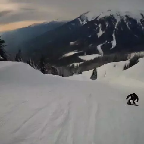 AI Video from prompt: man flying in to the mountain background,  jump 