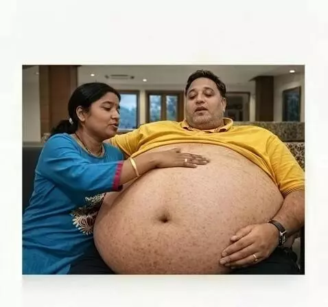AI Video from prompt: Create a video where this lady is rubbing her ri