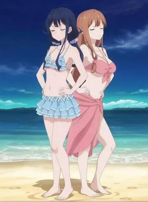 AI Video from prompt: In the anime Masamune-kun's Revenge, a tiny worm