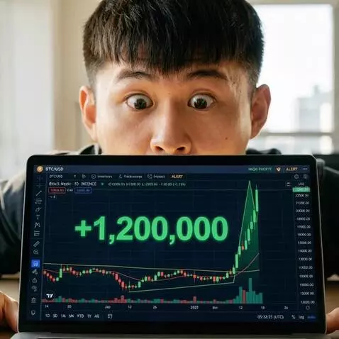 AI Video from prompt: Fast zoom into profit spike, heartbeat-like paci