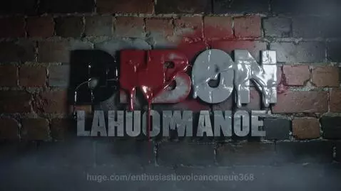 Close-up of graffiti text "BBOY NANDI DEEP UNDERGROUND" melting and dripping down a brick wall with dark, gothic aesthetic.