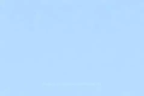 Static light blue screen representing a Peppa Pig episode where the character is grounded.