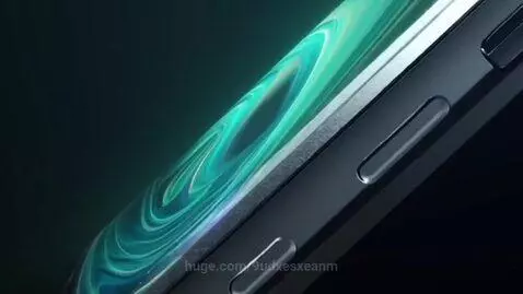 Cinematic ad for iPhone 17 lineup, showing devices glowing with 'THE FUTURE IS HERE' overlay.