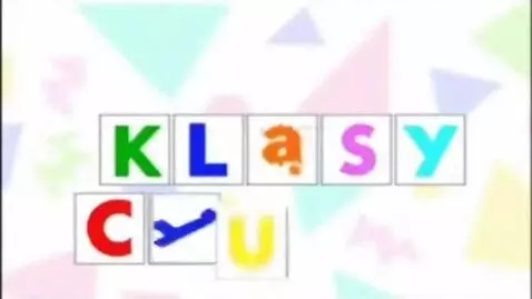 Animated KLASKY CSUPO INC. logo with colorful letters forming and transforming on a white background.