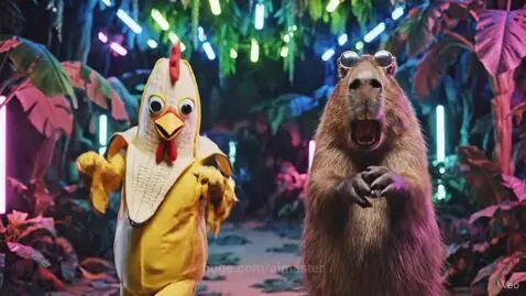 chicken banana dance by aimaster