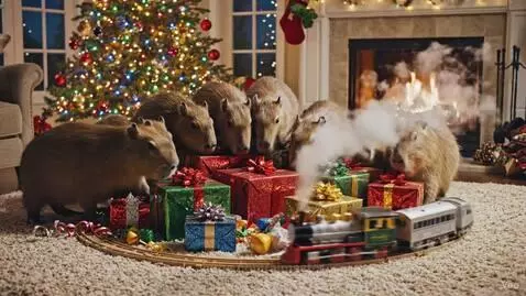 It's a Capybara Christmas! by aimaster