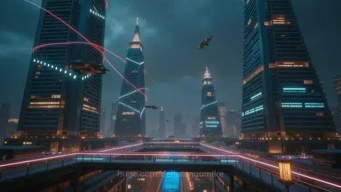cityscape of the future by deltatangomike