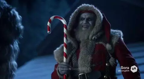 Christmas Terror :Krampus and Santa by BennyJ504 by bennyj504