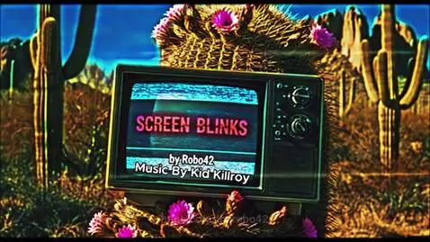 SCREEN BLINKS. by therobo42