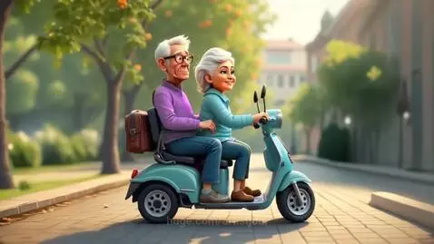Tandem Mobility Scooter by artistjodi