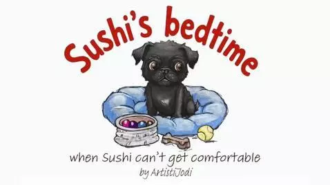 Sushi's Bedtime from original illustrations by artistjodi