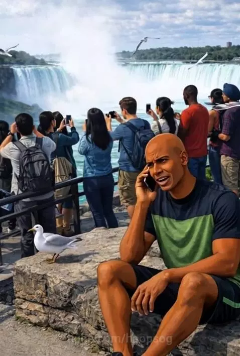 Hanging at Niagara Falls by hoopsog