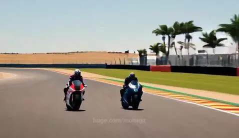 Motorcycle racing by monagz