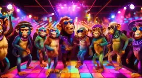 Dancing monkeys by monagz