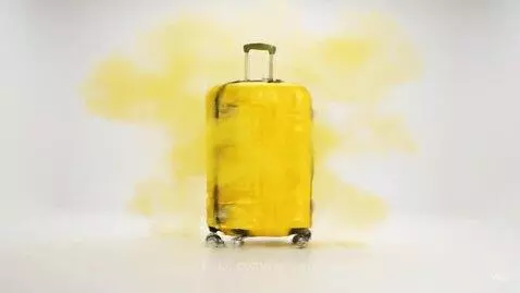 Spinning suitcases by monagz