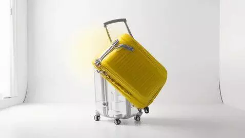 Yellow suitcase by monagz