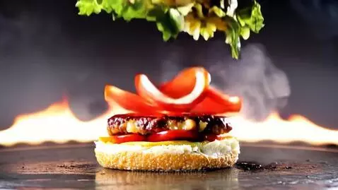 The burger yummy by monagz