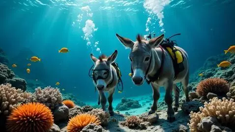 Donkey Scuba 🤿 by monagz