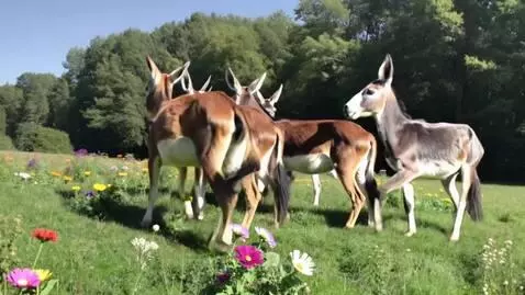 Dancing donkey by monagz