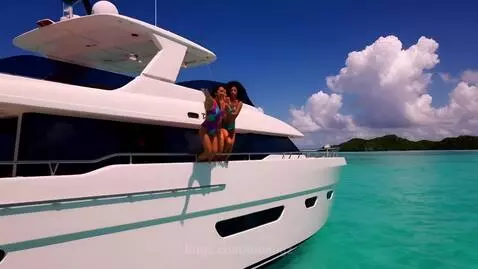 Jumping from Yacht by monagz