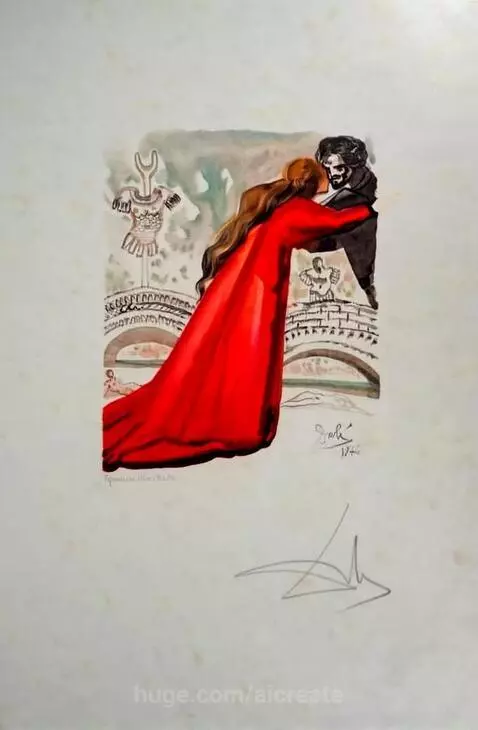 AI meets Dali's "Pilade aimait Hermione" by aicreate