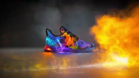 These shoes are fire! by glennb